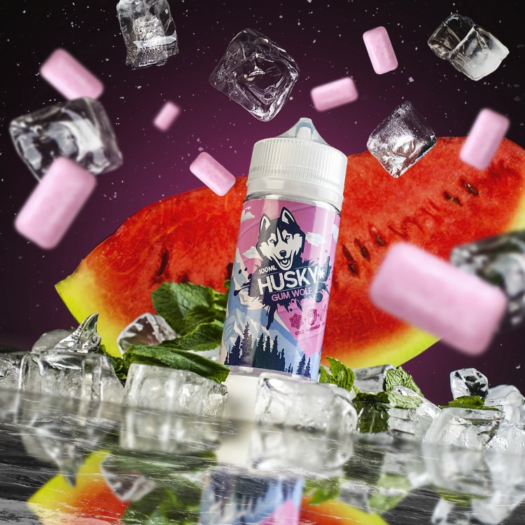 Жидкость Husky Mint Series Salt - Gum Wolf (Арбузная жвачка) 30мл (20 мг)
