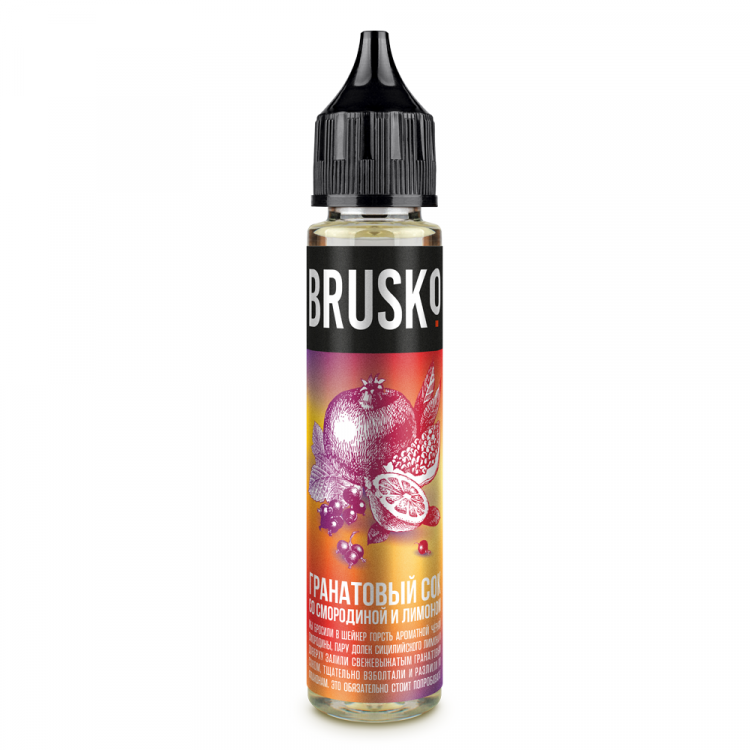 Brusko - Гранатовый сок со Смородиной и Лимон 30 мл (6)