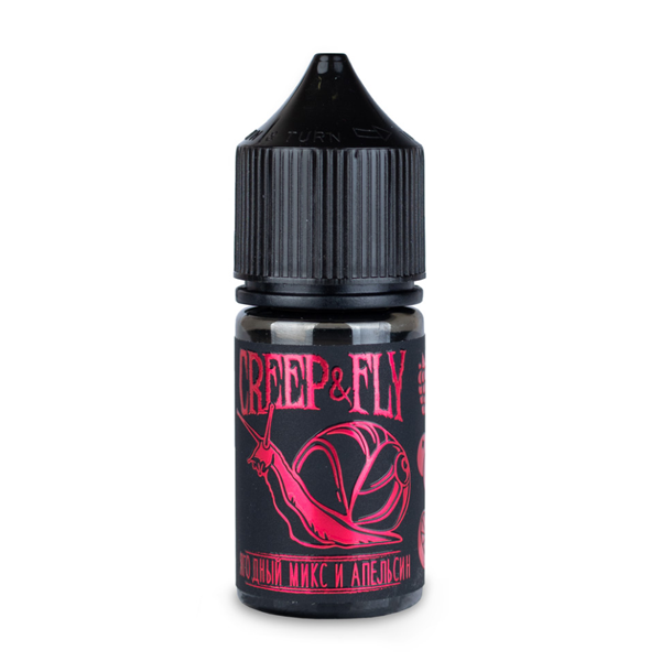 Жидкость Creep&Fly - Ягодный Микс и Апельсин 30 мл (0 мг)
