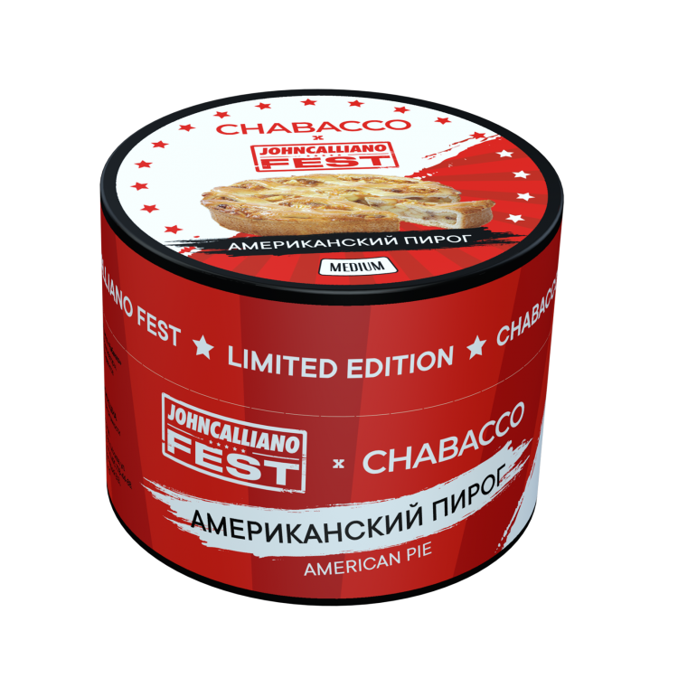 Бестабачная смесь Chabacco Medium - American Pie (Американский пирог) 50 гр