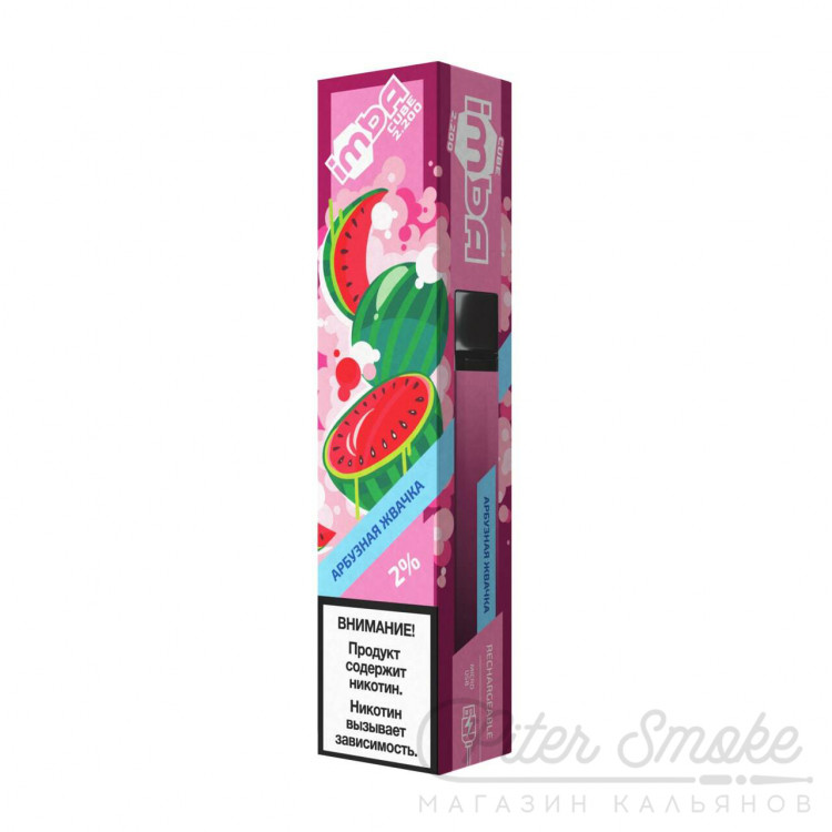 Одноразовая электронная сигарета IMBA Cube - Watermelon Bubblegum