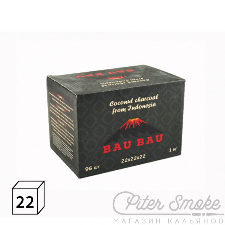 Уголь для кальяна Bau Bau 96 шт (22 мм)