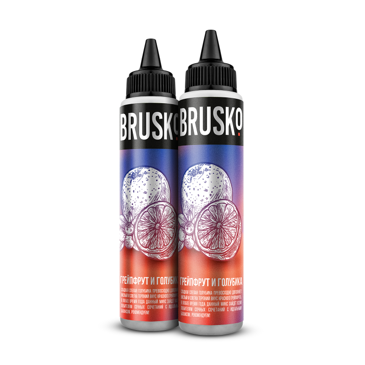 Brusko Salt - Грейпфрут и голубика 60 мл (0 мг)