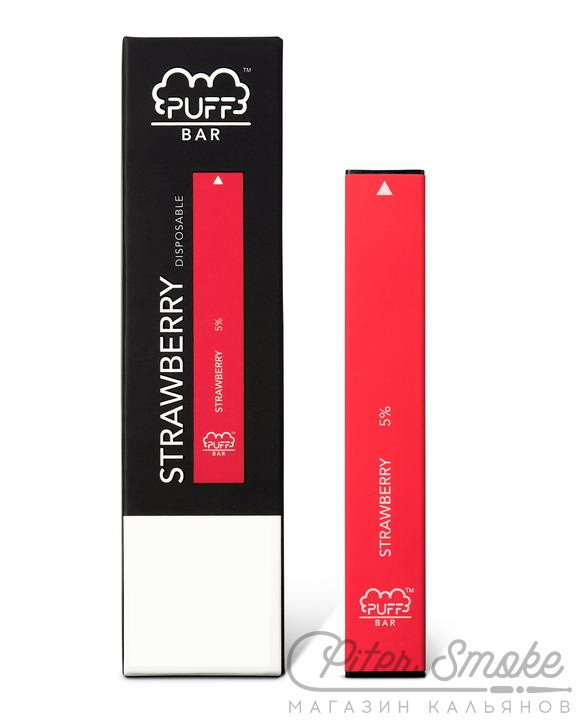 Одноразовая электронная сигарета PUFF BAR -  Клубника