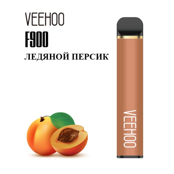 Одноразовая электронная сигарета Veehoo F900 - Персик Лед
