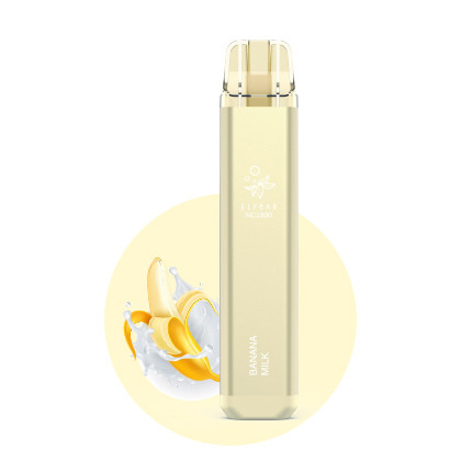 Одноразовая электронная сигарета ELF BAR 1800 - Banana Milk
