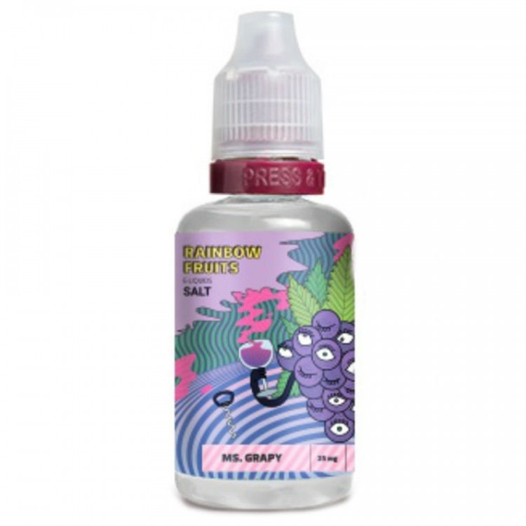 Rainbow Fruits Salt Hard - Ms.Grapy 30мл (20мг)