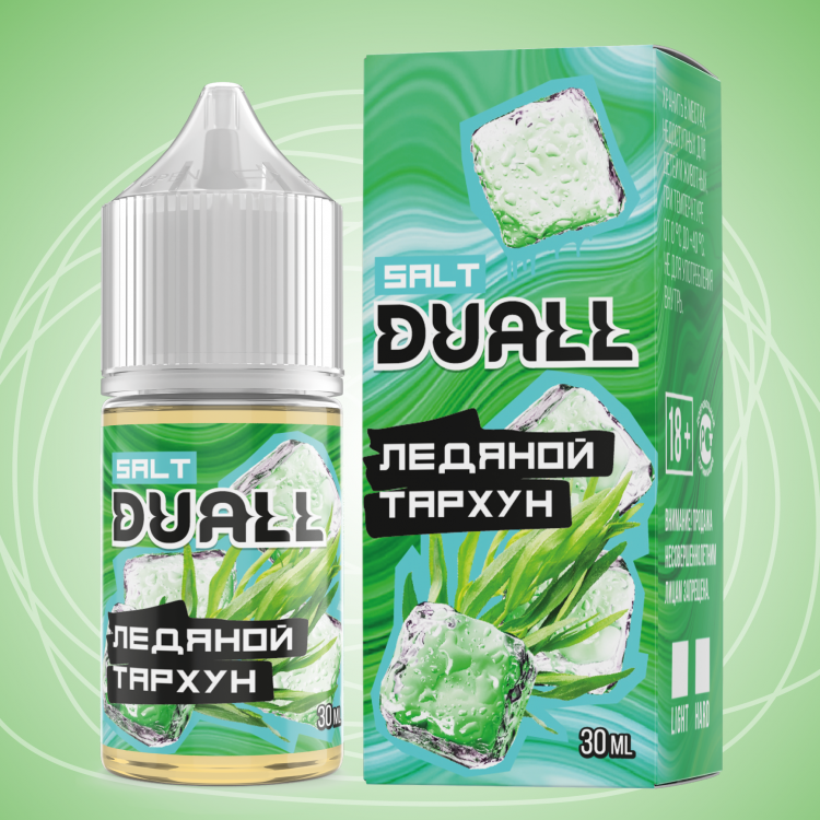 Жидкость DUALL Salt - Ледяной тархун 30 мл 20 мг