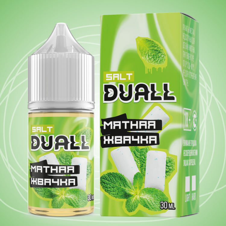 Жидкость DUALL Salt - Мятная жвачка 30 мл 20 мг