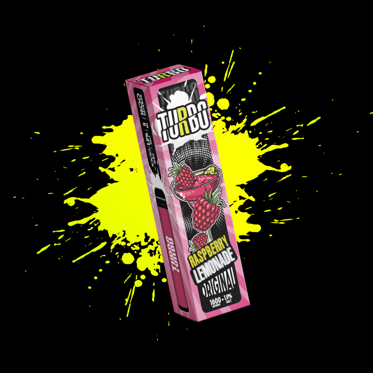 Одноразовая электронная сигарета Turbo - Raspberry Lemonade (Розовый лимонад)