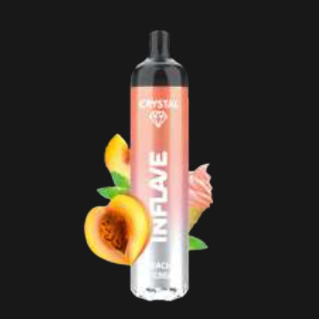 Одноразовая электронная сигарета INFLAVE CRYSTAL - Персиковое мороженое