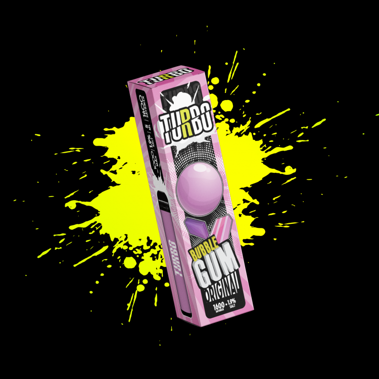 Одноразовая электронная сигарета Turbo - Bubble Gum (Бабл Гам)