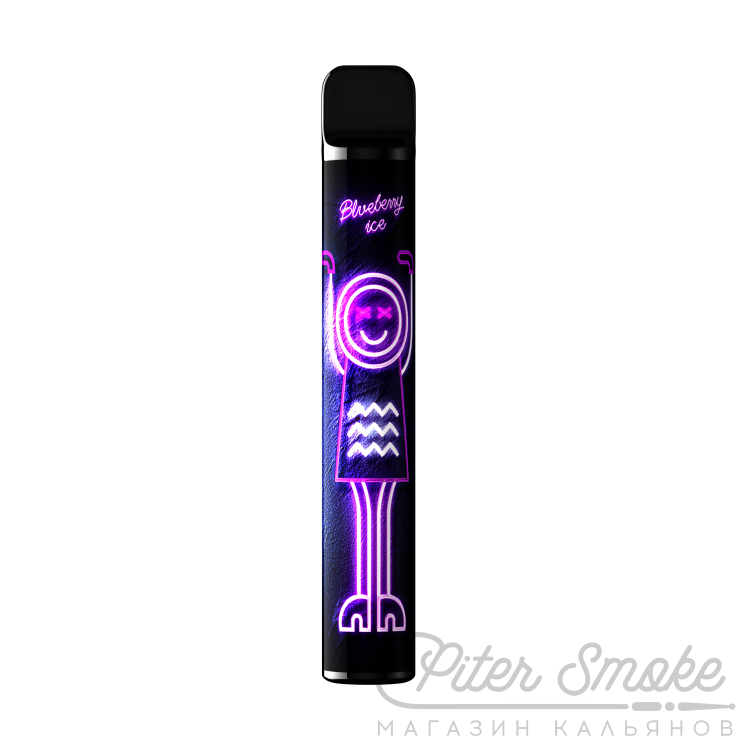 Одноразовая электронная сигарета Crash 800 - Blueberry Ice (Ледяная Черника)