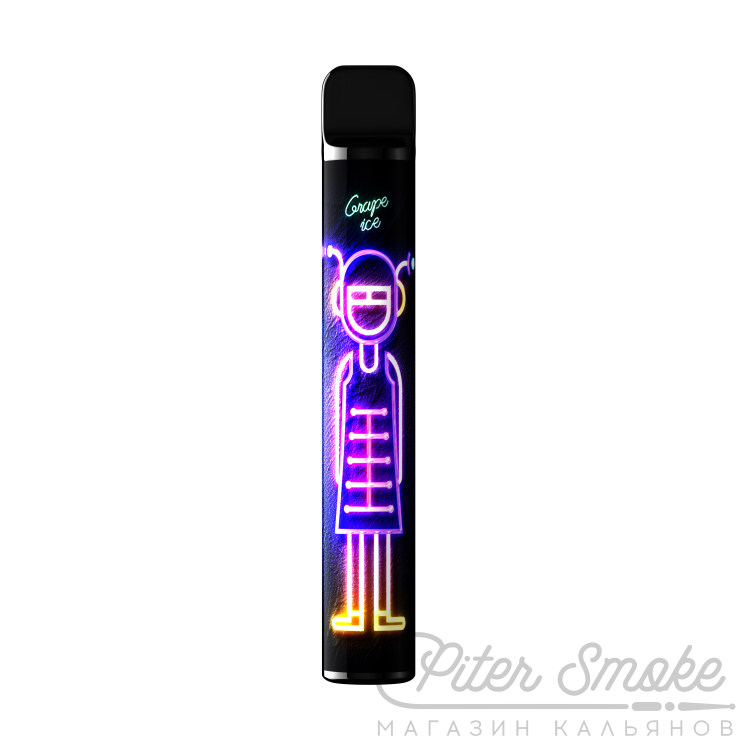Одноразовая электронная сигарета Crash 800 - Grape Ice (Ледяной Виноград)
