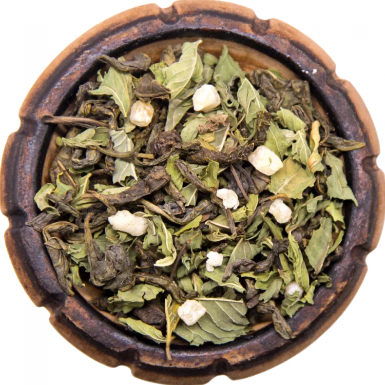 Чай зеленый ароматизированный - "Мятная жвачка" 50 гр